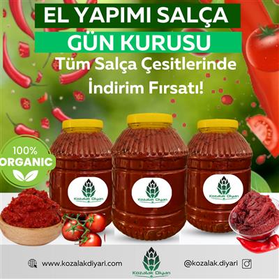 GÜN KURUSU 5KG DOMATES 5KG BİBER SALÇASI